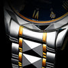 POEDAGAR Top Brand Luxury Man Wristwatch Waterproof Luminous Date Week Men Watches Stainless Steel Quartz Men's Watch Male reloj