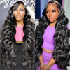 Transparent 13x4 13x6 Body Wave Lace Front Wig Human Hair PrePlucked Brazilian Human Hair Lace Frontal Wigs For Women Bling Hair