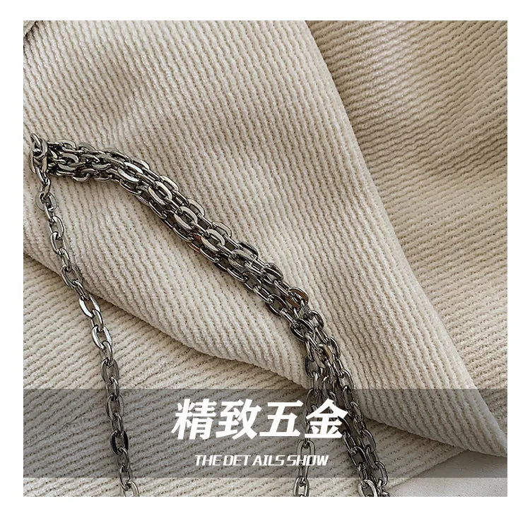Mini Gold Chain Crossbody Bags for Women 2024 Y2K Korean Fashion Lady Evening Party Shoulder Bag Handbags and Purses