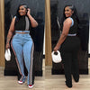 2 Pieces Women's Sets 2025 Spring Summer Denim Sleeveless Suit Tops And Wide Leg Pants Suits Two Piece Set Tracksuit Outfit