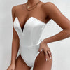 Jumpsuit Women Short Bodysuit smooth monkeys Lingerie Elegant Party overalls luxury Sexy Evening Dresses open back Off Shoulder