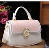 Fashion Diamonds Women Handbags 2023 Red Genuine Leather Lady Shoulder Messenger Bag Crocodile Pattern Portable Shell Tote Bags