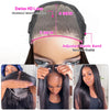 100% Glueless Wigs Human Hair Wigs Ready To Wear Bleached Knots 6x4 Pre Cut HD Transparent Wear And Go Wigs Kinky Curly 210%