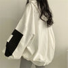 Spring Autumn Women Hoodies Fashion Letter Printed Female Oversized Sweatshirts Long Sleeve Ladies Casual Hooded Pullover Tops