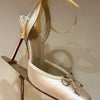 Ladies' New Summer Square Satin High-heeled Sandals with Ankle Straps, Fashionable Party and Banquet Ballet High-heeled Shoes
