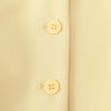 TRAFZA Women Fashion Suit Yellow V-Neck Sleeveless Belt Sngle Breasted Tops+High Waist Pocket Belt Long Skirts Female Summer Set