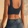 2PCS Women Lace Sport Bras Plus Size Seamless Bra Bralette Backless Lady Brassiere Vest Female Gather Shock-Proof Wireless L-5XL