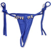 Sexy Custom Thong Name Crystal Letter Underwear Bikini Personalized Customized tangas G-string Girl friend Wife Birthday Gift