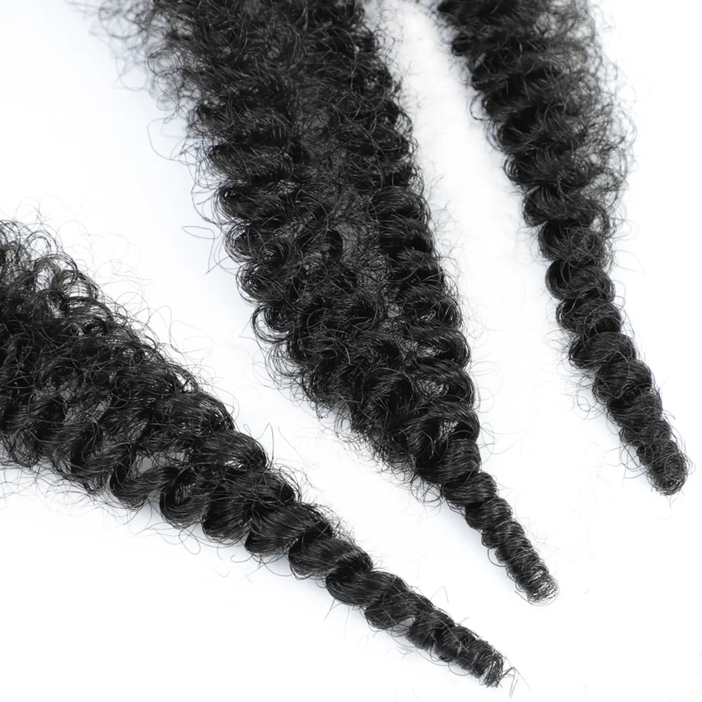 24 inch Kinky Afro Springy Braiding Crochet Hair 18” Marley Kinky Crochet Braids Hair Soft Afro Kinky Twist Crochet Braid Hair