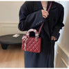 Small And Niche High-End Lurxury Handbag For Women 2024 Fashionable New Diamond Grid Handbag, Single Shoulder Crossbody Bag
