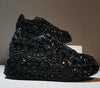 Leather Women Shoes Autumn Spring  New Style Fashion Platform Shoes Ins Platforms Sneakers Tide Shine Bling Rhinestone Shoes