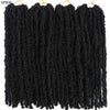 14 12 inch Butterfly Faux Locs Crochet Hair Braids Pre looped Distressed Goddess Butterfly Soft Locs Crochets Braids Cheveux Lok
