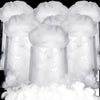 Fluffy Artificial Fake Snow Christmas Fake Cotton Decoration Set for Snow Fight Indoor Scene Xmas Village Tree Decor Doll Filler