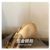 Golden Acrylic Women Hobo Bags Luxury Designer Clear Beach Handbags Dinner Party Wedding Round Top Handle Evening Clutch Purse