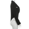 Joskaa Women Lace Patchwork Black Blazer Bodysuits Sexy Deep V-Neck Long Sleeve One Piece Rompers Coquette Midnight Clubwear