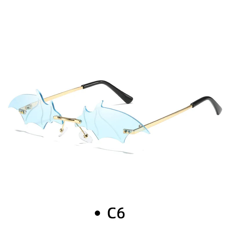 Rimless Sunglasses Women Luxury Brand Rhinestone Sun Glasses Ladies Cute Heart Shape Punk Party Eyewear очки від сонця женские