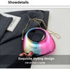 Luxury Designer Evening Clutch Clear Acrylic Women Handbags Fashion Shoulder Bag Half Moon Wedding Purses Party Tote Ladies