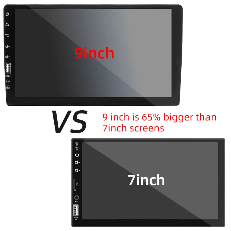 9 Inch Carplay Android Auto Car Radio 1 Din MP5 Multimedia Player Touch Screen FM Bluetooth MirrorLink Universal Auto Radio