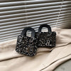 Sparkly Glitter Mini Evening Bag for Women, Designer Crossbody Shoulder Purse, Luxury Party Wedding Clutch, Unique Boutique Gift