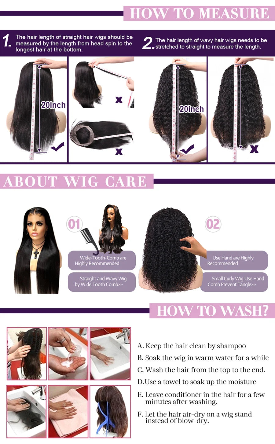 Wow Angel 13x6 HD Lace Frontal Wigs Water Wave Wigs Pre Plucked Human Hair Wigs Melt Skins Curly Brazilian Hair For Women