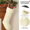 Christmas Stockings For Kids Large Size Cable Knit Stocking Christmas Decorations For Family Party