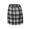Qianniao style elegant elastic waist half skirt, hip hugging high waist short skirt