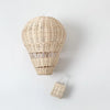 Rattan Hot Air Balloon Decor Hand-woven Wall Hanging Decor Handmade Nordic Photograph Prop for Kids Room Kindergarten Nursery