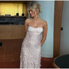 Sexy Stain Long Dress Women Patchwork Solid Tube Top Sleeveless Party Dresses 2025 Summer Lady Slim Vacation Backless Robes