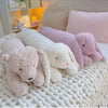 Large Rabbit Body Pillow Long Bear Cute Stuffed Animal Rabbit Sleeping Cushion Decorative Body Pillow Chair Back Cushion Decor