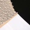 Elegant Jumpsuits & Rompers for Women O Nec Short Sleeve Beaded High Waisted Luxury Female Birthday Dinner Party Overalls Outfit