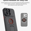 Ulanzi O-LOCK Phone Video Kit for iPhone 15 Pro/Pro Max 15M Remote Selfie Kit Magsafe Phone Case & Grip Handle Kit Vlog Kit
