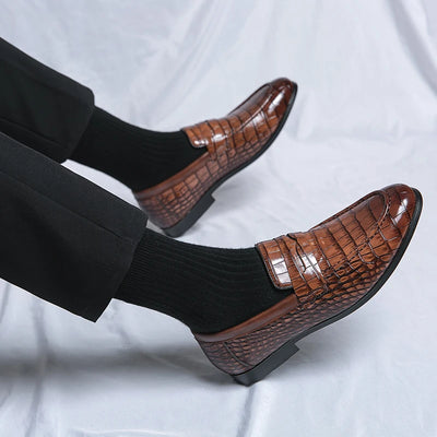 High Quality Leather Shoes Men British Style Wedding Business Brogue Shoes For Men Size 48 Men's Dress Shoes Formal Leather Male