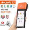 Handheld Commercial PDA Android 8.1/13 Bulit-in 58mm Thermal Receipt Printer NFC Optional for Cafeteria WIFI Bluetooth Connect
