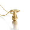 Greatera Gold Color Chunky Balloon Bubble Initial Letter Pendant Choker Necklaces for Women Custom Personalized Jewelry