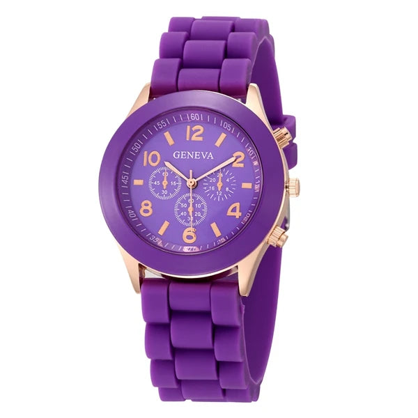 Women Watches 2025 New Fashion Luxury Brand Women's Watch Silicone Strap Quartz Wrist Watch For Female Relogio Feminino Zegarki