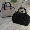 Luxury Crystal Shiny Rhinestone Diamond Bucket Bag Female Bling Evening Bag Lady Purse Women's Handbag Shoulder Messenger Bag