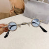 Fashion Diamond Round Sunglasses Women Luxury Rhinestone Shades UV400 Sun Glasses Female Punk Brand Designe Eyewear Men Eyeglass