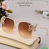 Oversized Square Sunglasses Women Rhinestone Butterfly Frame Sun Glasses 2025 Luxury Brand UV400 Protection Eyewear For Ladies