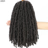 14 12 inch Butterfly Faux Locs Crochet Hair Braids Pre looped Distressed Goddess Butterfly Soft Locs Crochets Braids Cheveux Lok