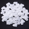 50/100Pcs Padded Fabric Throwing Petals Love Heart Table Table Bed Heart Petals Wedding Valentine Decoration