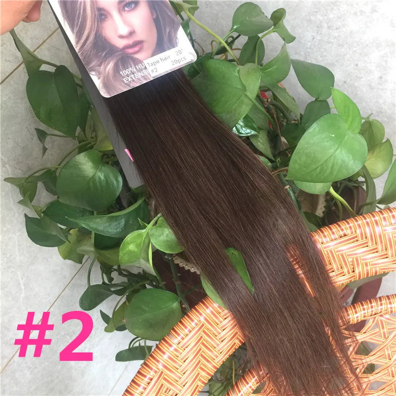 VSR POP PU Super Tape In Human Hair Extension Blonde Piano Color US Strong Adhesive Tape Hair Extensions For Salon