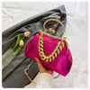 2024 Luxury Women Gold Green Chain Messenger Bags PU Leather Shoulder Bags Shell Clip Designer Handbag And Purse Wedding Clutch