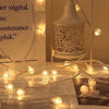 1.5/3M Crystal ball Christmas String Light Snowflake xmas tree Bulb Fairy Lights Garland Party Home Wedding Christmas Decoration
