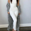 kliou Pencil Jumpsuit Women Full Seasons Casual Fitness Sporty Playsuit Sleeveless Slim Activewear  All In One Jumpsuit Clothing