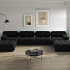 Modern Sectional Sofas Living Room U-Shaped Minimalist Velvet Fabric Large Sofa Couches Luxury 6-Seat Couch with Chaise Ottomans