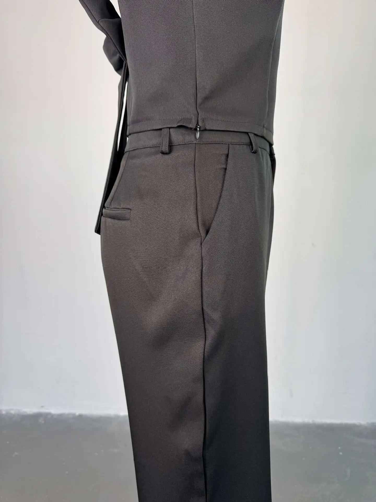 Two Piece Sets Women Pant Set Sleeveless V Neck Casual Pants Y2k Tops Wide Leg Long Pants High Waist Elegant Party Streetwear