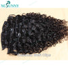 Seamless PU Clip In Hair Extensions Human Hair Water Wave Burmese Weft Clip Ins Extensions Curly 100g/120g/200g/240g