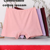 3pcs Cotton Women Panties Lady Plus Size Boxer Underwear High Waist Briefs Solid Color Female Shorts Safety Panty
