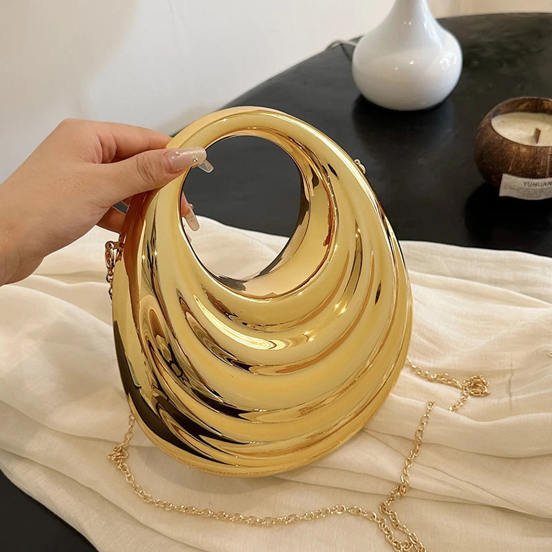 Acrylic Evening Clutch Bag Women Luxury Shoulder Bag Handbag And Crossbody Bags Fashion Party Prom Wedding Shiny Design Purse