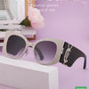Oversized Cat Eye Sunglasses Women 2024 Luxury Brand Designer Punk Round Sun Glasses For Ladies Trendy Big Frame Eyewear UV400